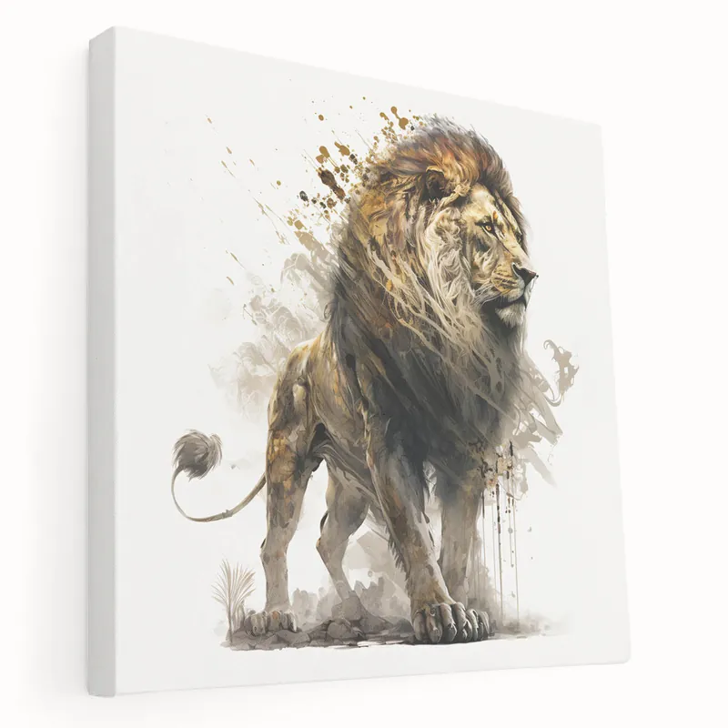 Discount Majestic Lion Wall Art - Lion Canvas Print, Framed & Acrylic Options