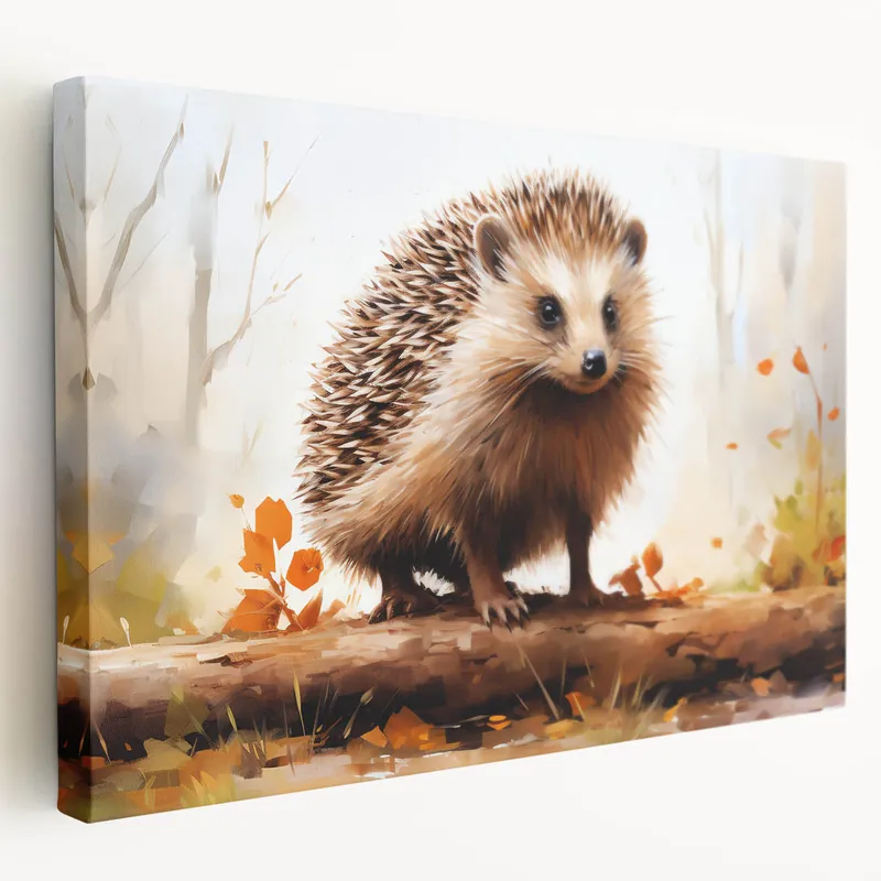 Top Rated Charming Hedgehog Wall Art - Framed, Canvas & Acrylic Wildlife Decor
