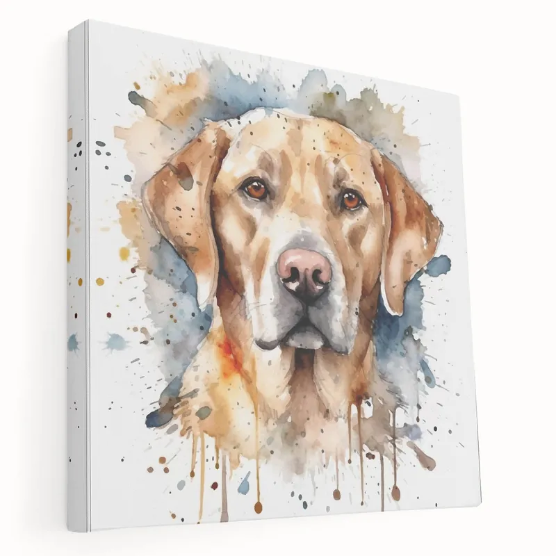 Watercolor Labrador Retriever Wall Decor - Dog Canvas Art & Prints Limited Time