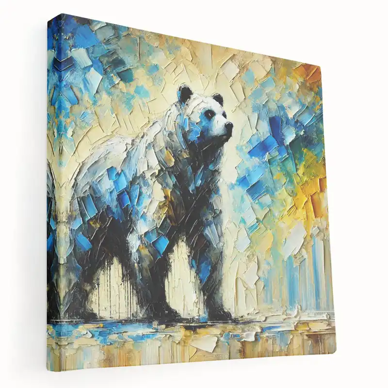 Graceful Bear Art Print - Beautiful Wildlife Bear Canvas Time-Limited