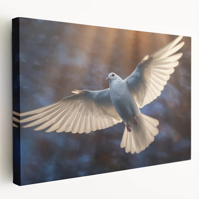 Super Sale Serene Dove Wall Art - Majestic Dove Canvas Art for Peaceful Decor