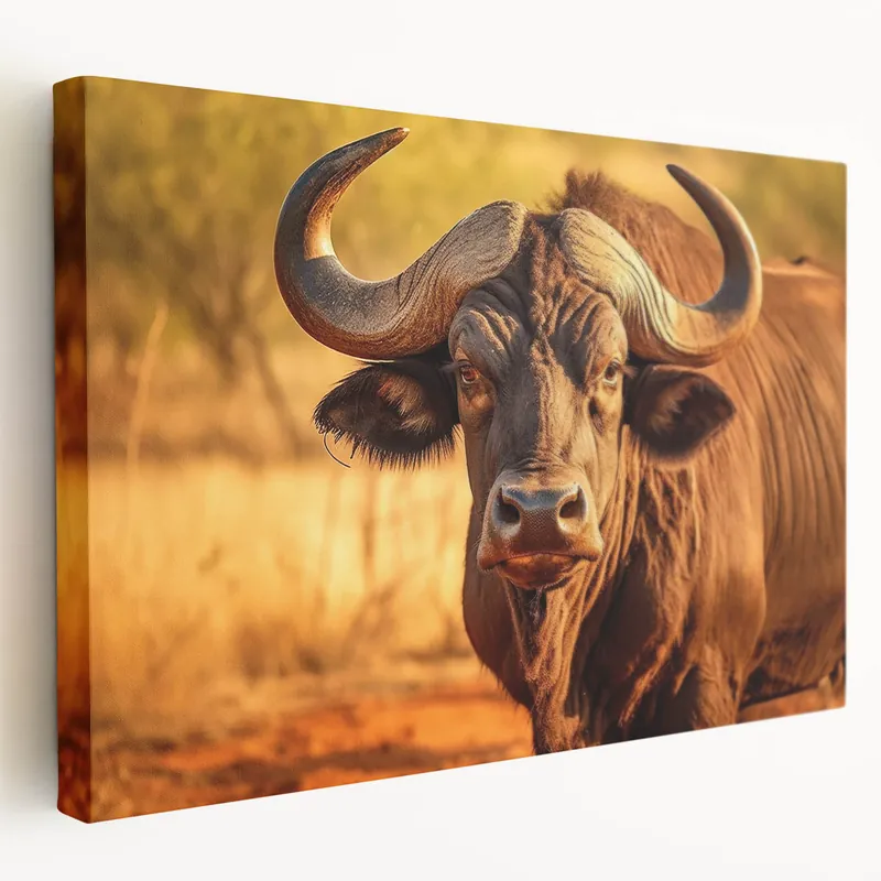 Elegant Buffalo Wall Art - Bison Canvas Decor for Rustic Interiors Bulk Order