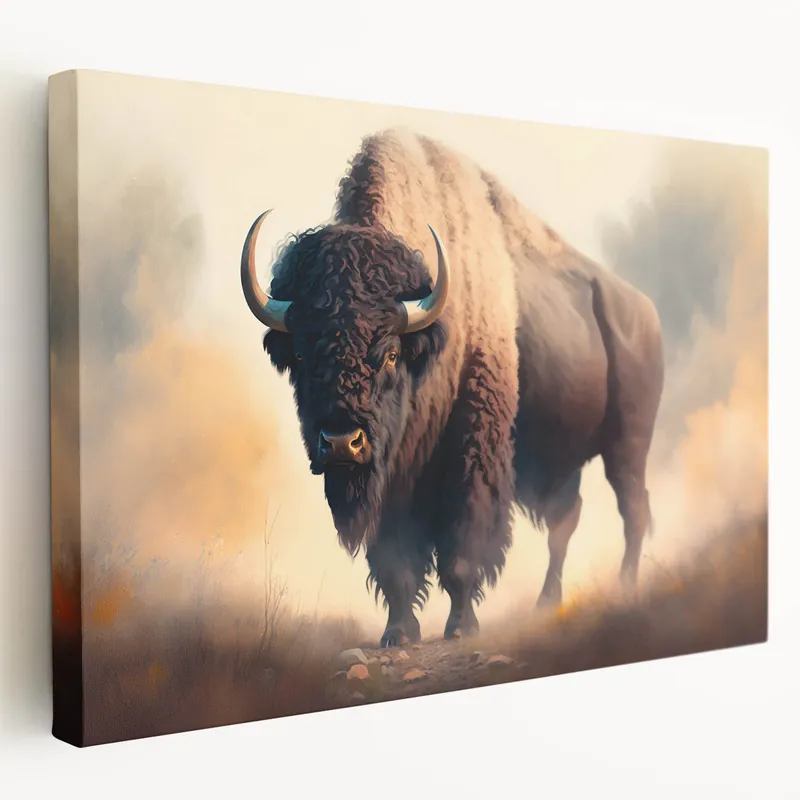 Fresh Stock Majestic Bison Art – Bold Buffalo Wall Decor for Rustic Interiors