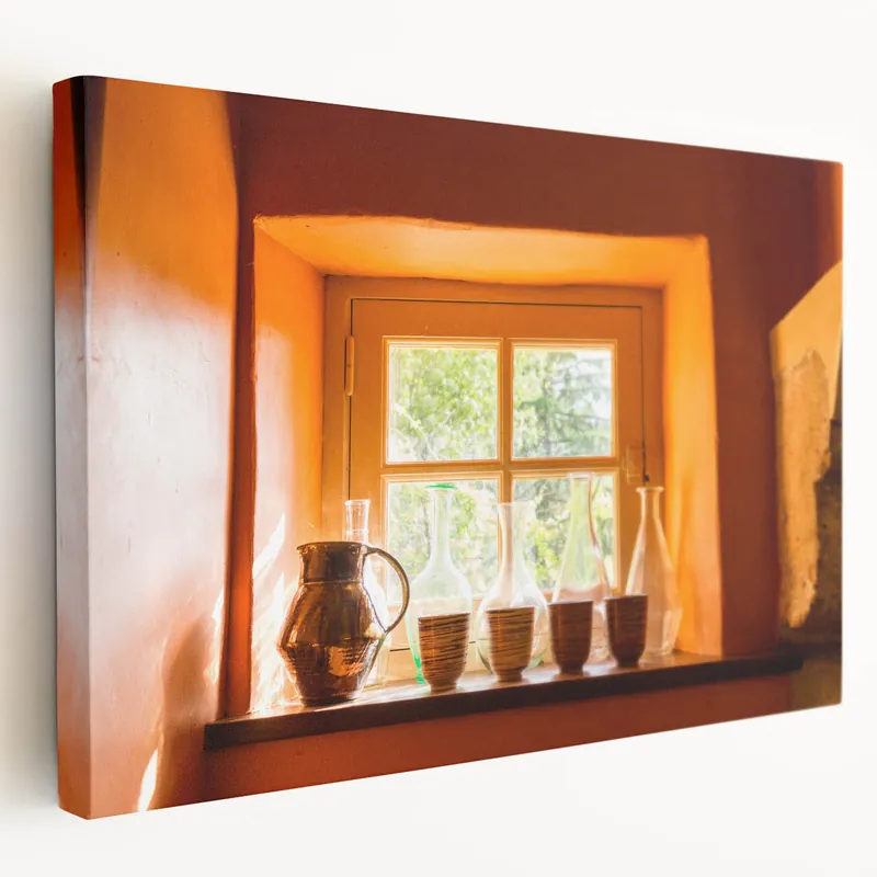 Luxury South of France Wall Art - French Village Window Provence Art Prints