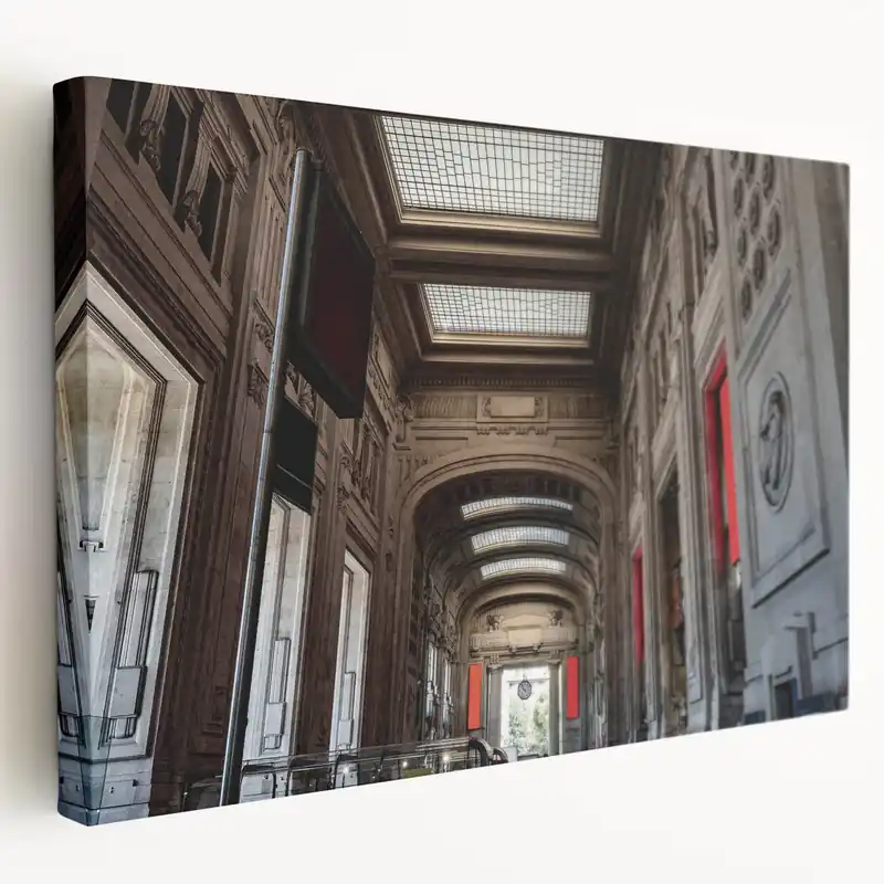 Markdown Grand Central Station Architecture Art - Historic NYC Corridor Design