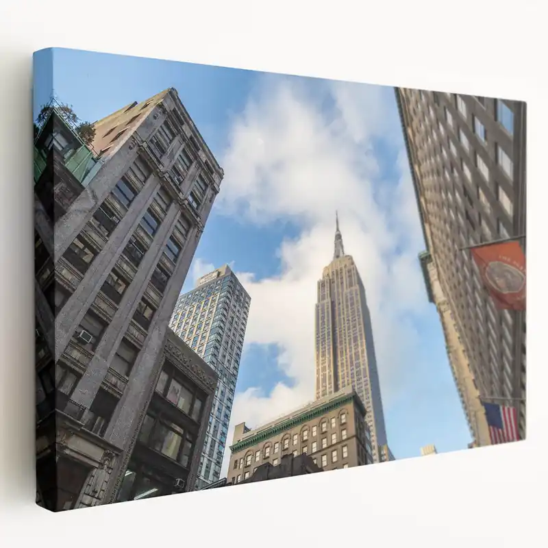 Exclusive Offer Architectural Masterpiece Wall Decor - Empire State Building Skyline Art