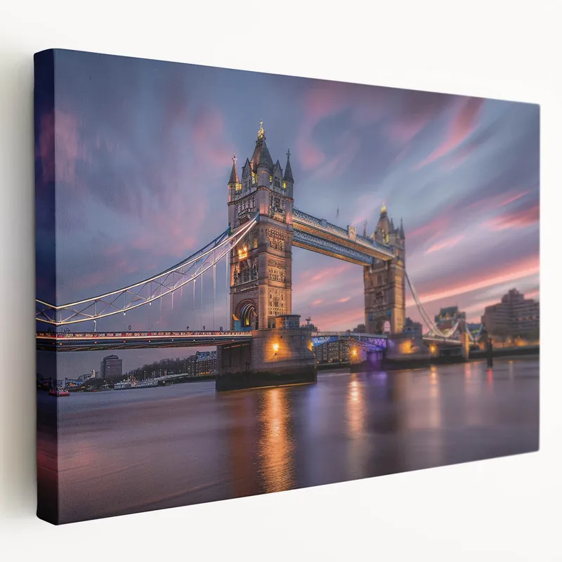 London Landmark Posters - Tower Bridge at Sunset Trending