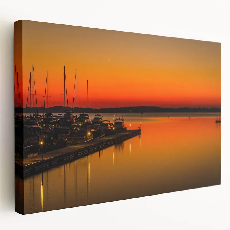 Fan Favorite Charlotte Skyline Sunset – Stunning North Carolina Cityscape Wall Art