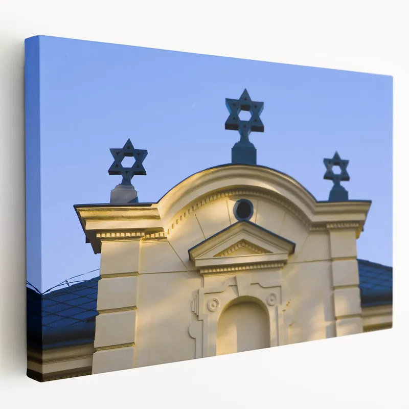 Elegant Synagogue Wall Art - Jewish Architecture Canvas & Framed Prints Today Only