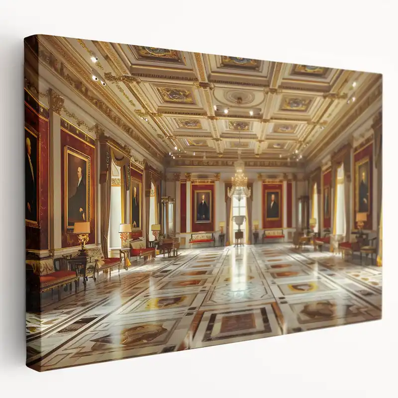 Same Day Shipping Luxurious Royal Palace Interior Art | Grand Historical Decor Print