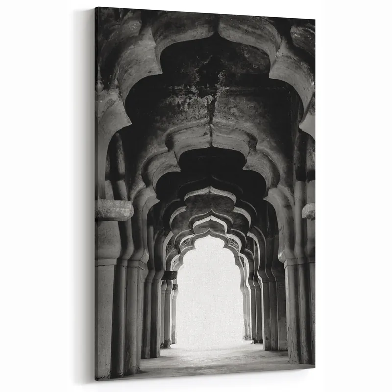 Latest Mughal Arches Wall Art - Elegant Architecture Canvas Print