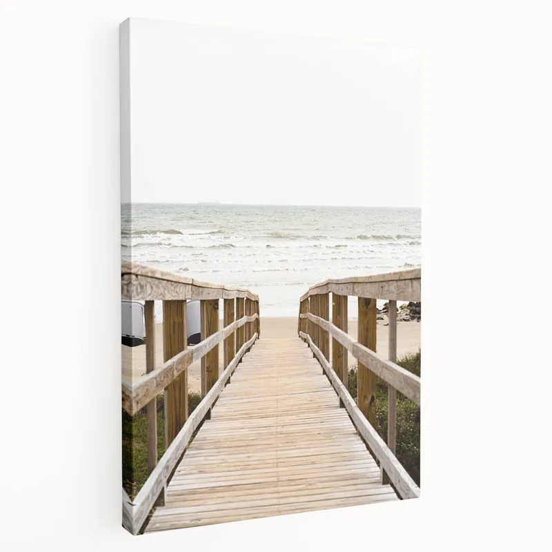 Ocean Boardwalk – Summer Wall Art for Coastal and Beach Decor No Minimum Order