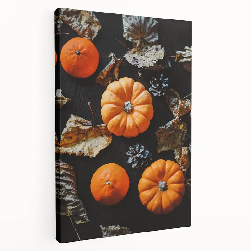 Rustic Pumpkins & Leaves – Fall Wall Art for Seasonal Décor Holiday Sale