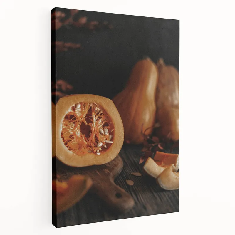 Rustic Butternut Squash – Harvest Fall Wall Art Print Professional Grade