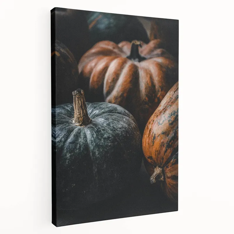 One Day Deal Rustic Pumpkins – Moody Fall Wall Art for Seasonal Décor