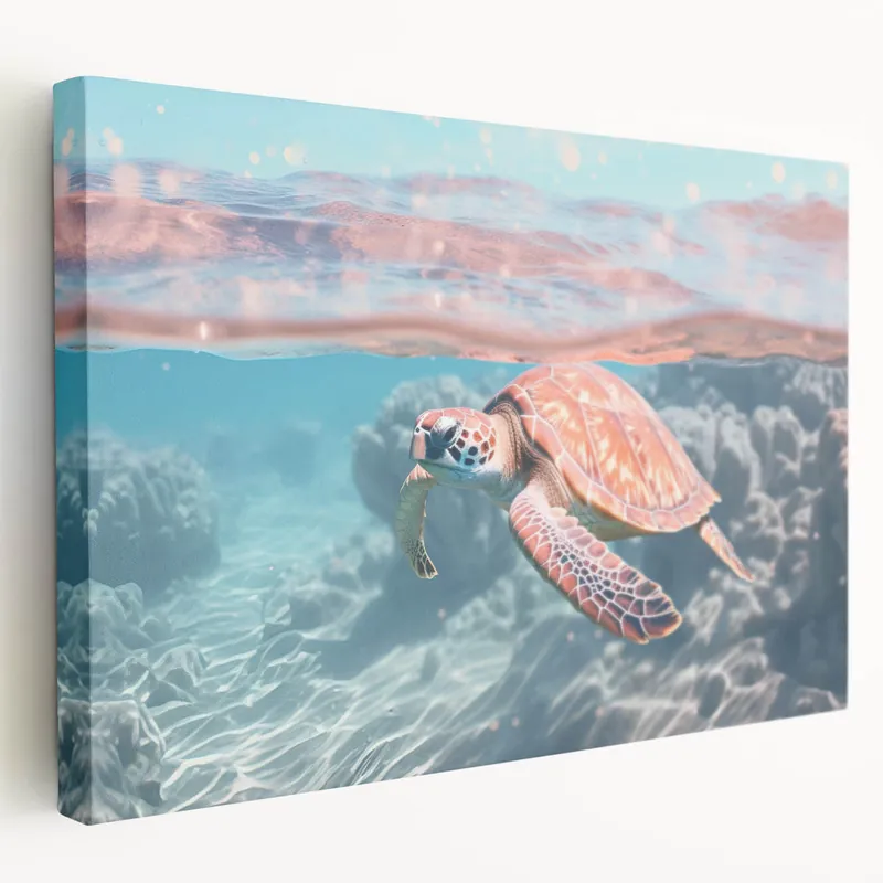 Limited Offer Tropical Wall Art - Sea Turtle Summer Vibes Print