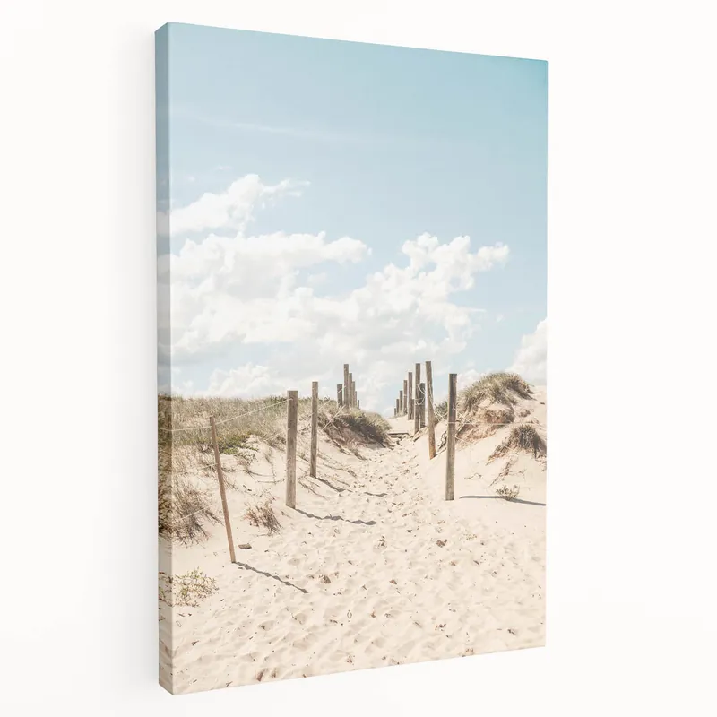 Best Choice Beach Decor Prints – Sandy Path Coastal Canvas Art