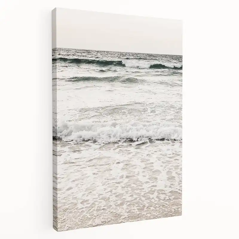 Serene Ocean Waves - Summer Wall Art Popular