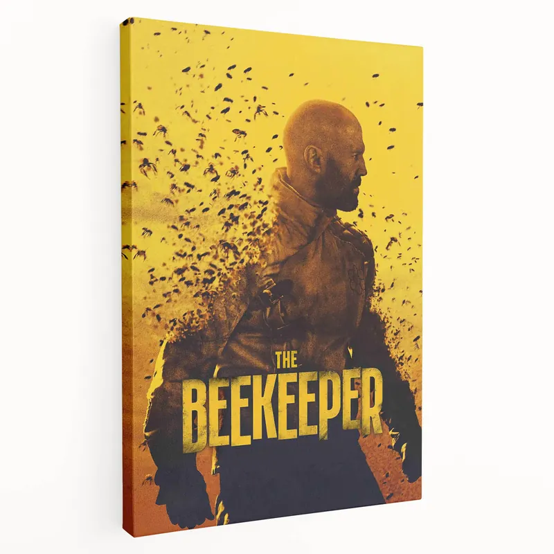 The Beekeeper Vintage 2020s Movie Poster – Bold Action Wall Art Print Buy Direct