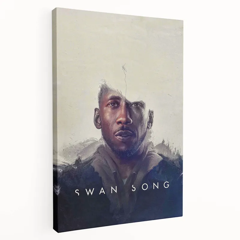 Swan Song 2020s Vintage Movie Poster – Modern Sci-Fi Art Print Genuine
