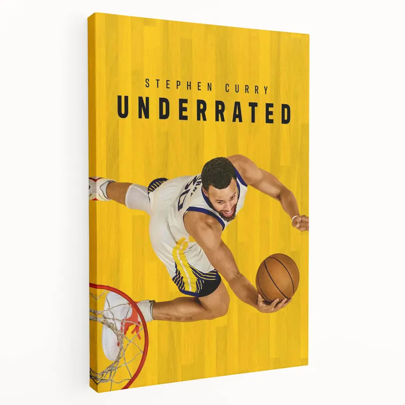 Latest Stephen Curry Underrated Poster – 2020s Vintage Movie Print