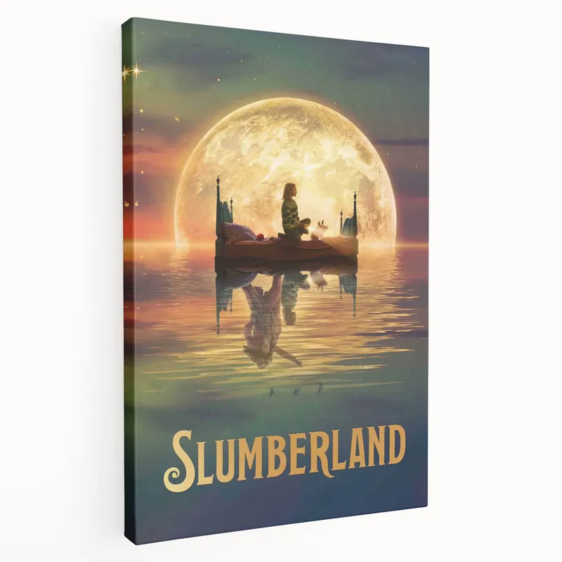 2020s Vintage Movie Poster - Slumberland Fantasy Film Art New Release