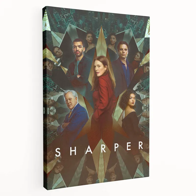 Special Discount 2020s Vintage Movie Poster - Sharper Thriller Film Art for Home Decor
