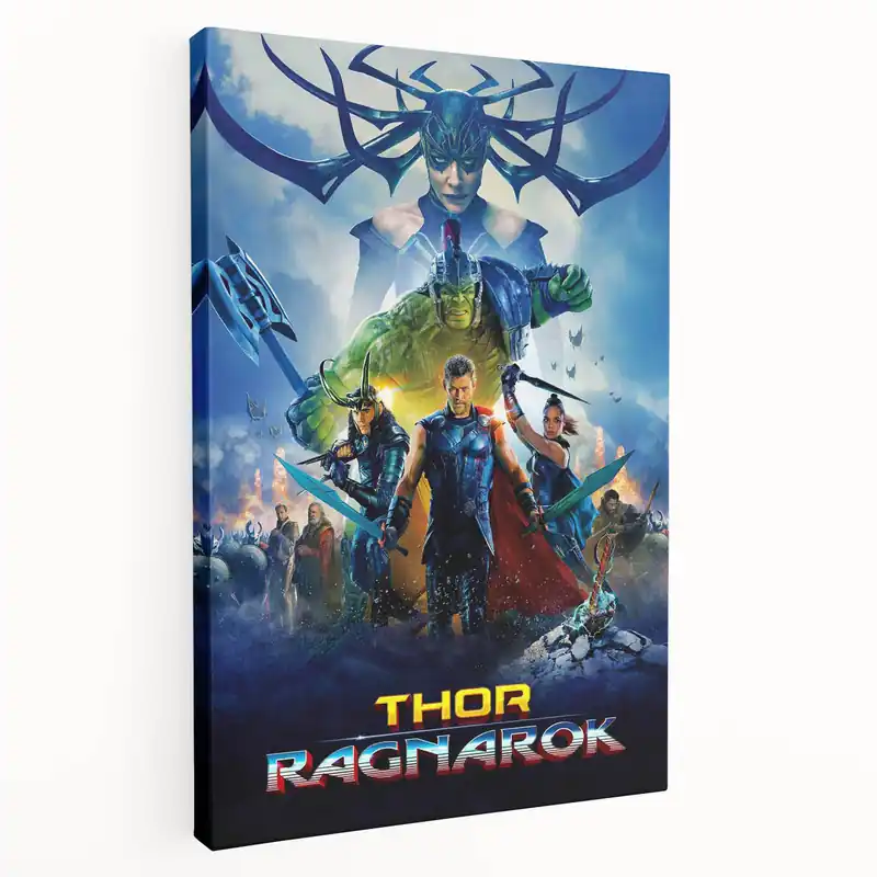 2010s Movie Poster Art - Thor: Ragnarok Vintage Movie Poster Print Low Price