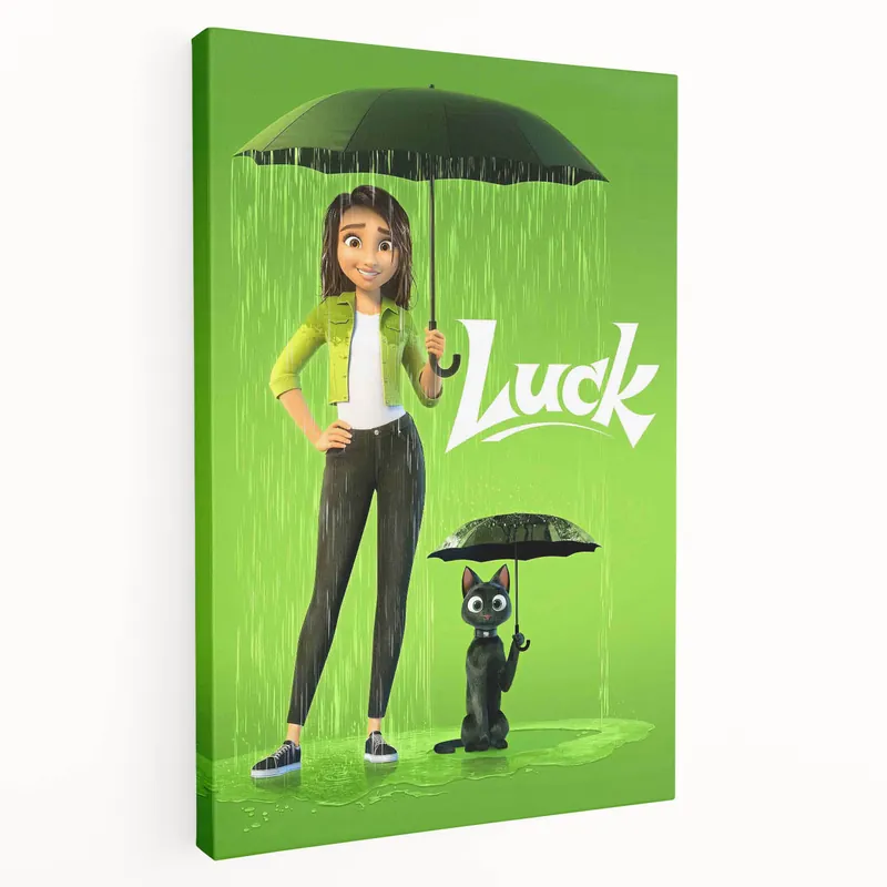 2020s Vintage Movie Poster – Luck Retro Film Art Collectible Print Limited Offer