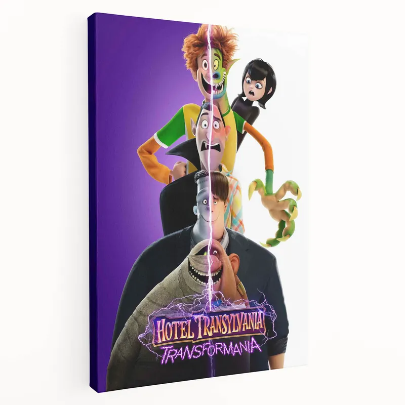2020s Vintage Movie Poster – Hotel Transylvania Retro Film Print Final Sale