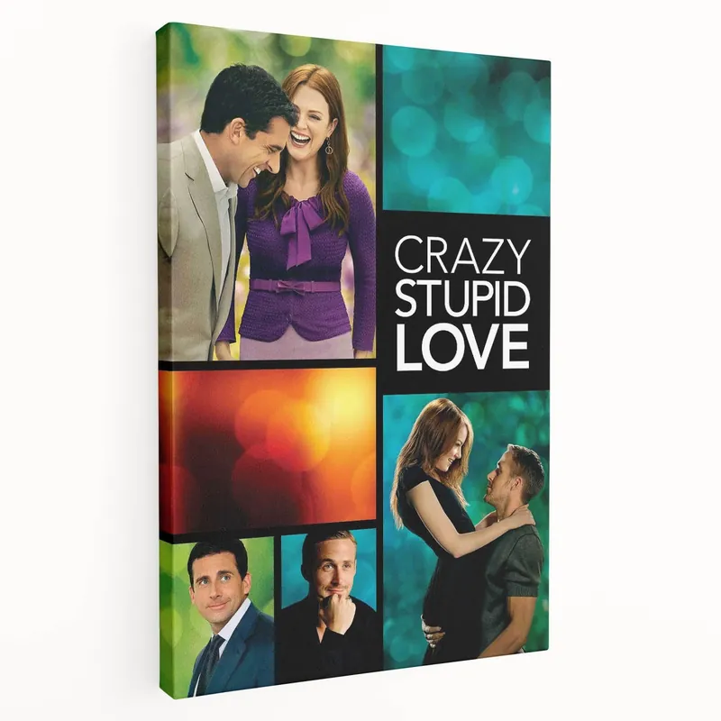 Classic 2010s Movie Poster Art – Vintage Crazy, Stupid, Love Print Clearance