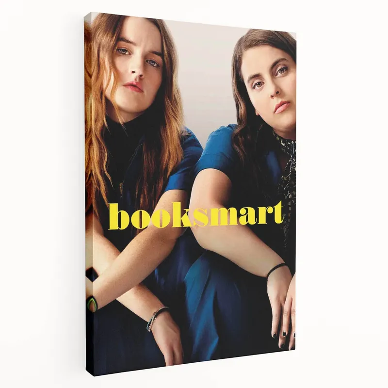 2010s Movie Poster Art - Booksmart Retro Vintage Film Print Super Sale