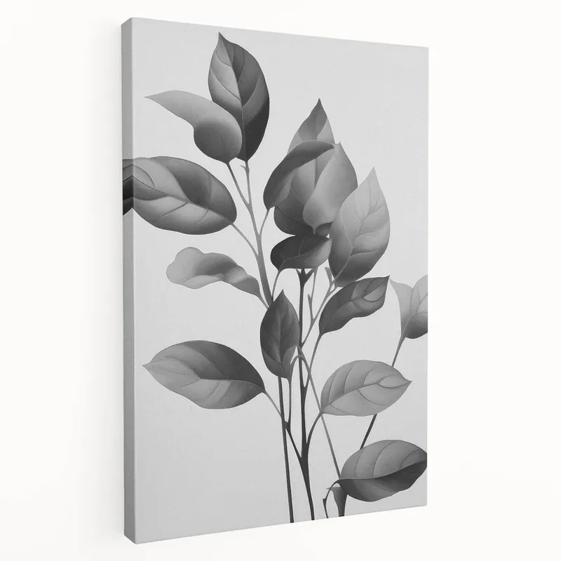 Vintage Botanical Art Prints: Monochrome Leaves Discount