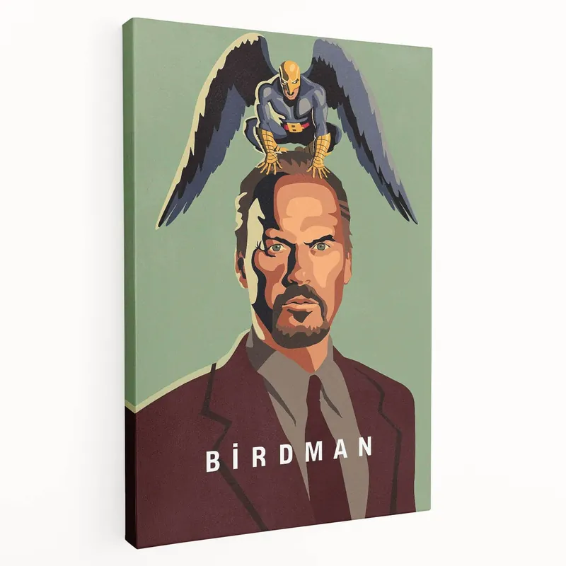 2010s Movie Poster Art - Birdman Retro Vintage Film Print Special Offer