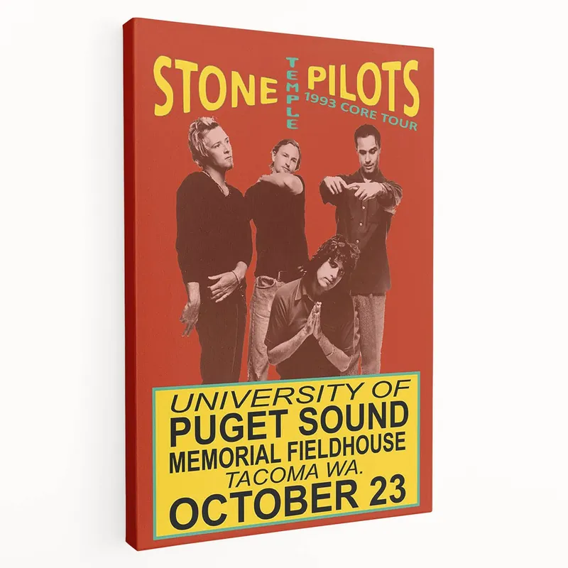 Stone Temple Pilots 1993 Core Tour Poster – Vintage Concert Print Order Now