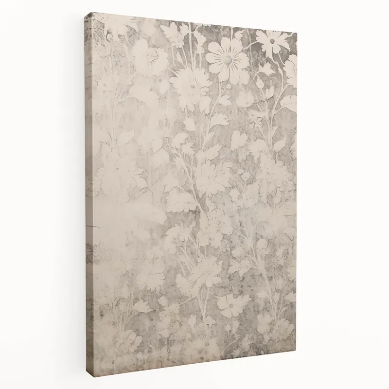 Secure Checkout Vintage Botanical Art Print Floral Texture Wall Decor