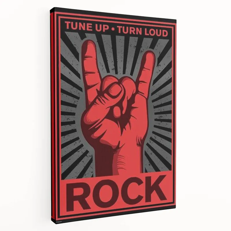 Rock On with Retro Wall Art: Vintage Rock Poster Art Best Seller