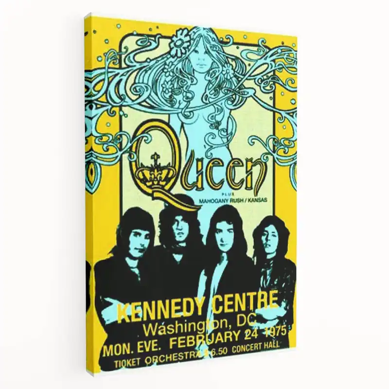 Queen 1975 Kennedy Centre Concert Poster – Washington D.C. Cheap