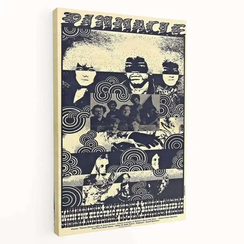 Pinnacle 1968 Concert Poster - Electric Flag & Blue Cheer Best Price