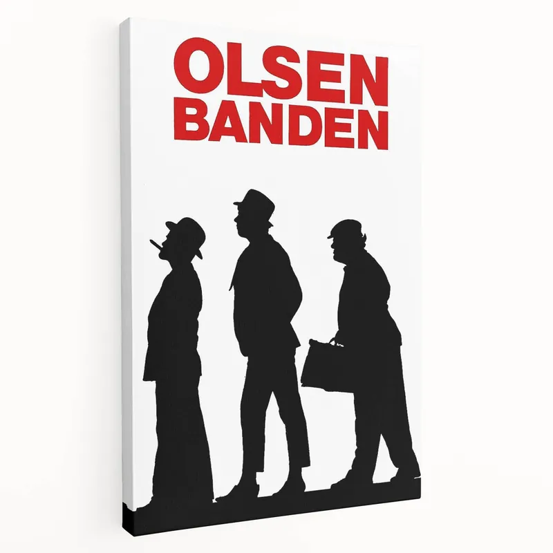 Genuine 1960s Movie Posters Olsen Banden Classic Danish Comedy Print