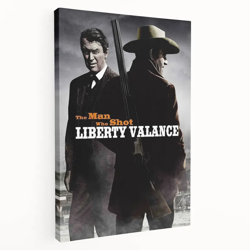 1960s Movie Posters The Man Who Shot Liberty Valance Western Print Special Discount