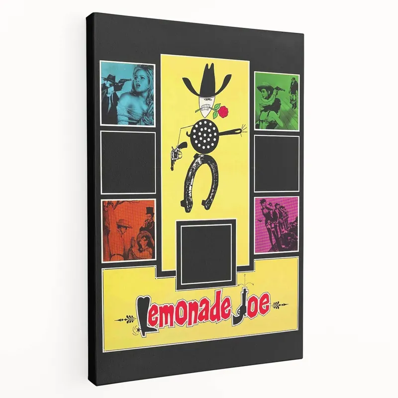 Free Delivery Mid-Century Movie Posters – Lemonade Joe 1960s Vintage Film Print