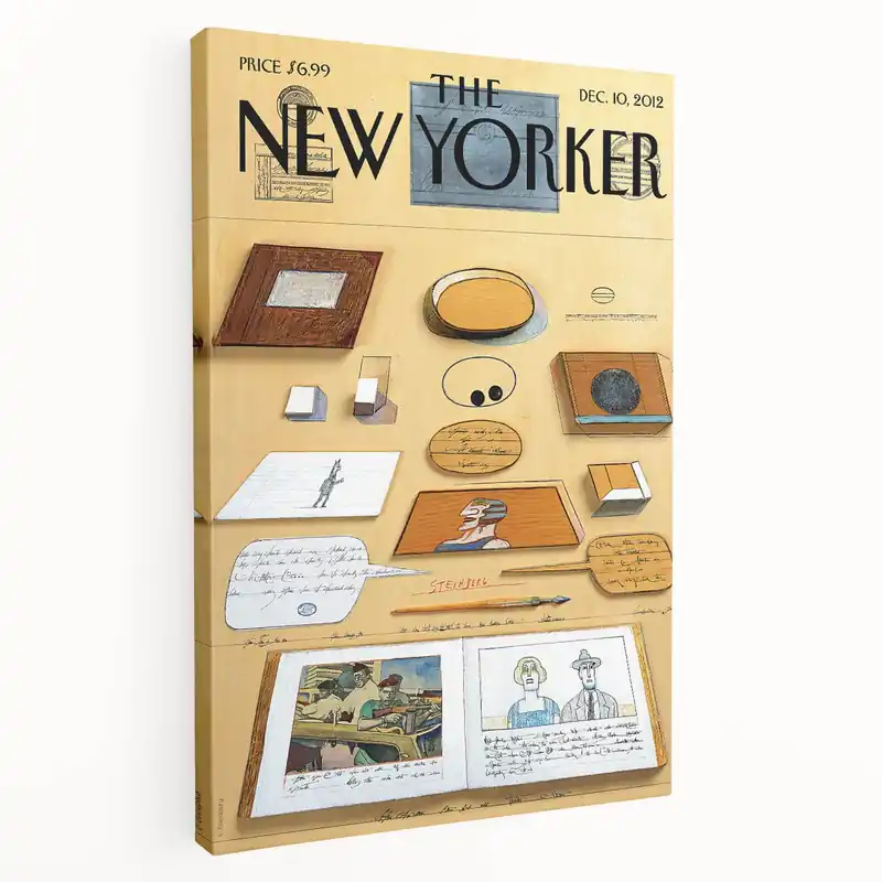 Vintage New Yorker Poster – Stepan Steinberg Art Collage Print Fan Favorite