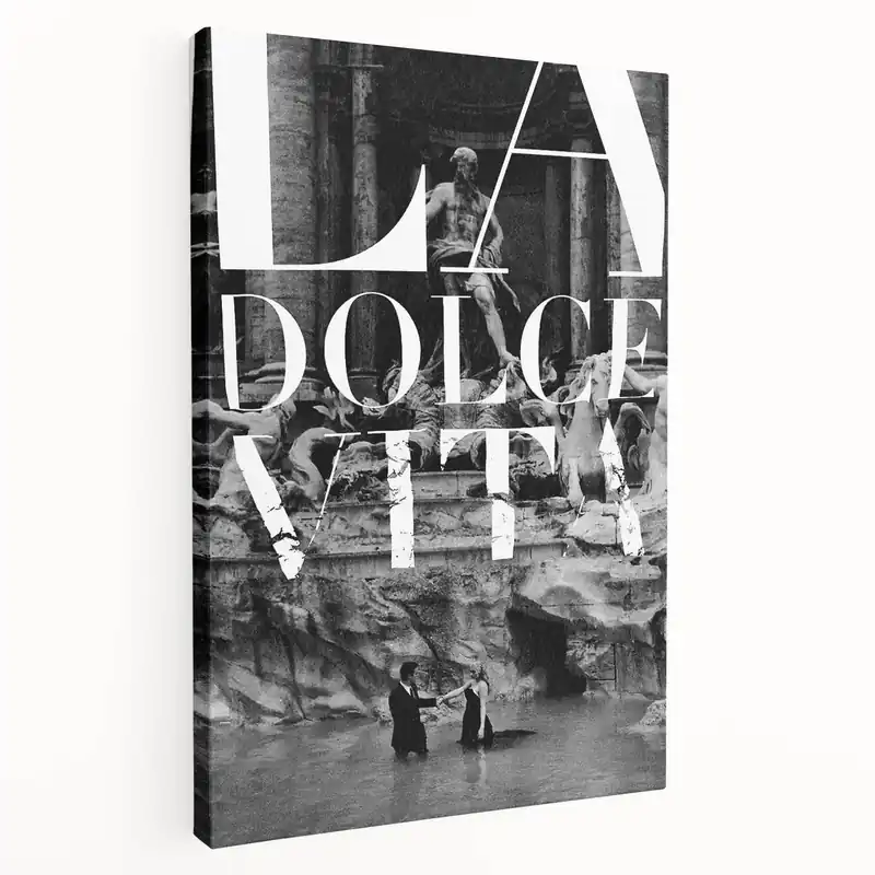 Factory Price Classic 60s Movie Prints – La Dolce Vita 1960s Vintage Film Poster