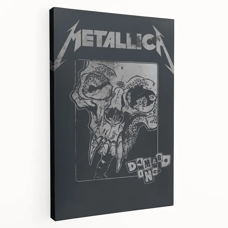 Professional Grade Metallica Damage Inc. Poster - Retro Metal Wall Art