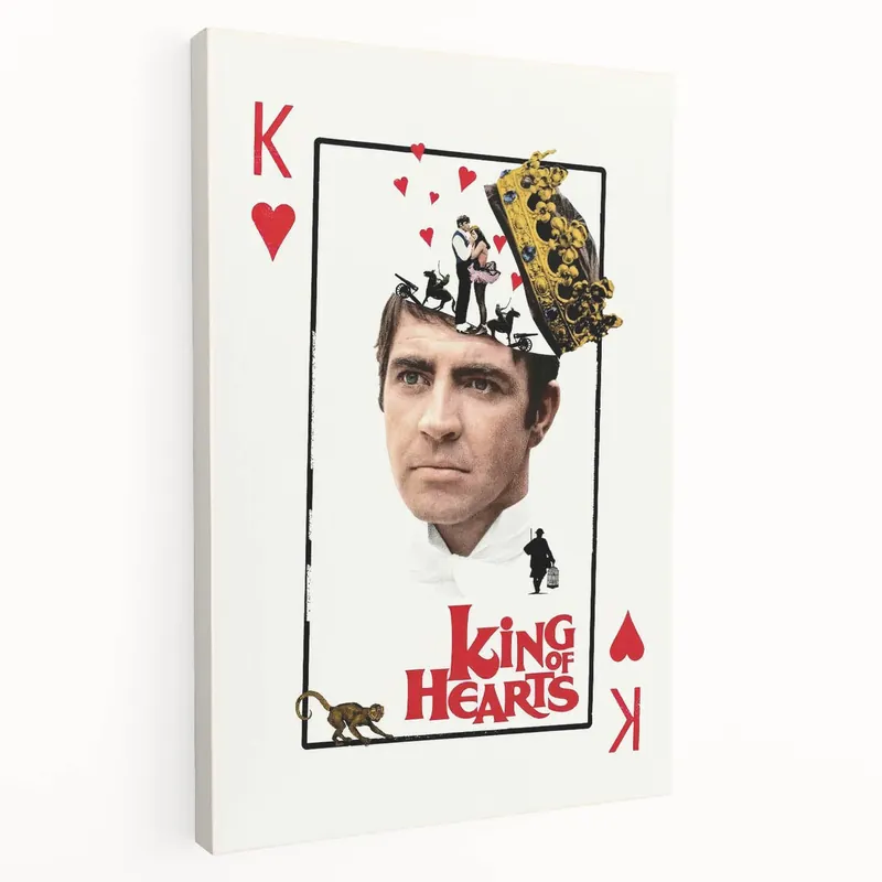 Vintage Film Posters 1960s - King of Hearts Classic Movie Art Top Rated