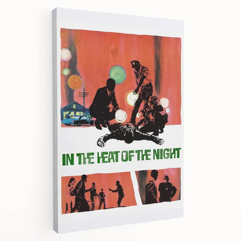 Exclusive 1960s Movie Posters – In the Heat of the Night Vintage Film Art