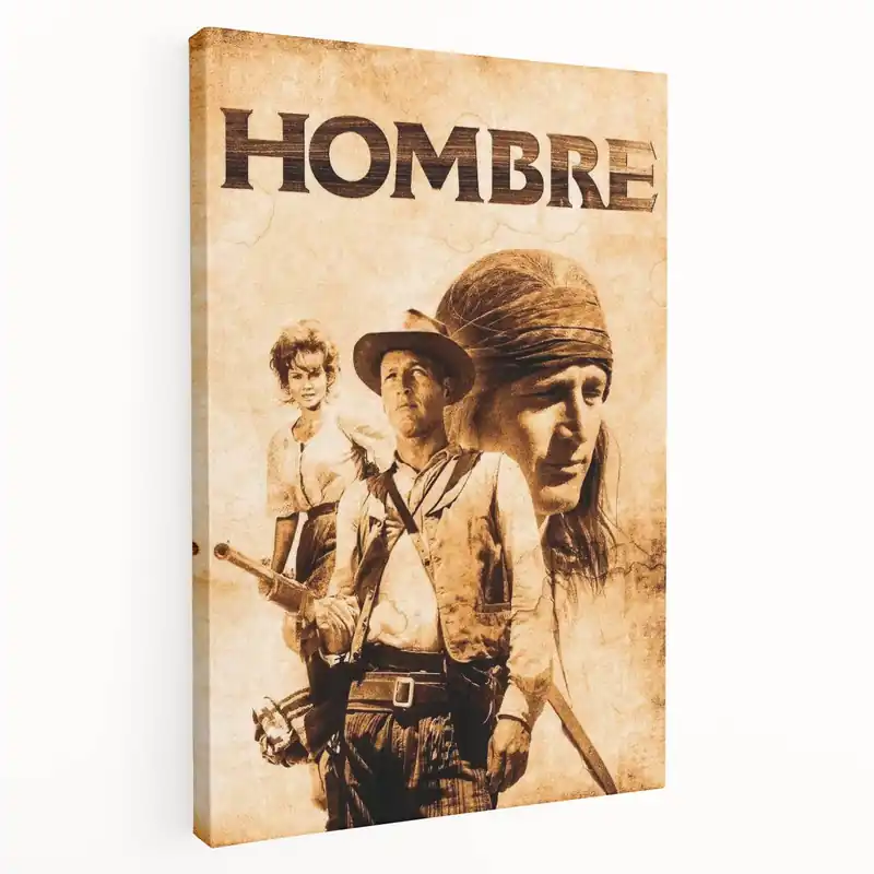 Warranty Included 1960s Movie Posters - Hombre | Classic 60s Western Movie Prints
