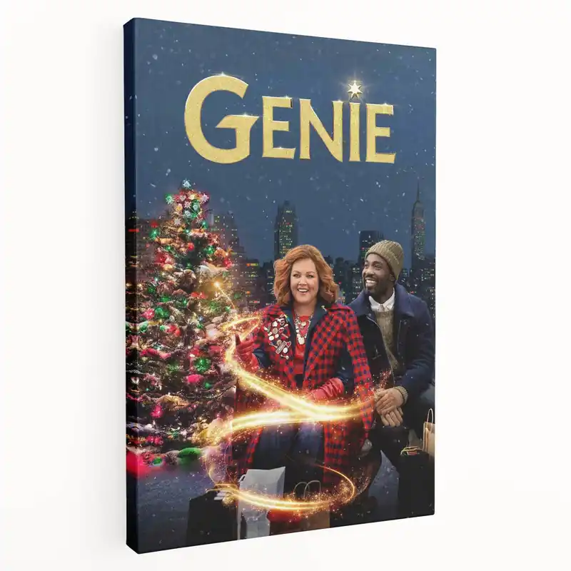 Clearance Genie 2020s Vintage Movie Poster Holiday Fantasy Wall Art