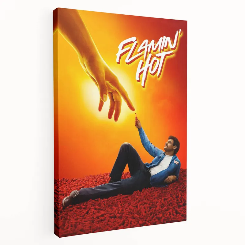 Flamin' Hot 2020s Vintage Movie Poster Retro Biopic Film Art Latest
